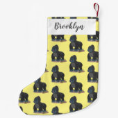 Niedliche, große Gorilla-Cartoon-Abbildung Kleiner Weihnachtsstrumpf (Rückseite)