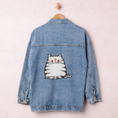 niedliche große Katze Jeansjacke (Hangar)
