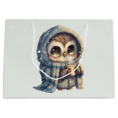 Niedliche große Mit Augen Schüssel mit einem Kaffe Geschenktüte (Vorderseite)