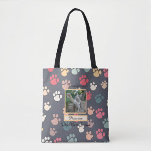 Niedliche, große Paw druckt meinen besten Freund Tasche