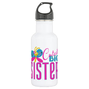 Niedliche große Schwester - Schmetterling Trinkflasche