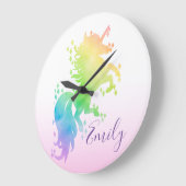 Niedliche 🦄 große wanduhr (Winkel)