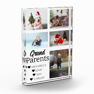 Niedliche Großeltern Großkinder 5 FotoCollage Fotoblock