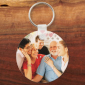 Niedliche Großeltern Großkinder Familiengeschenk F Schlüsselanhänger (Rückseite)
