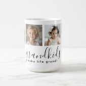 Niedliche Großkinder machen Life Grand 4 Foto Kaffeetasse (Mittel)
