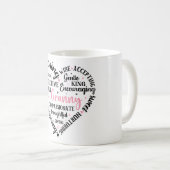 Niedliche Großmutter/Herzdefinition Kaffeetasse (VorderseiteRechts)