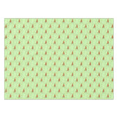 Niedliche Groundhog- und Tulip-Blume Gemustert Tischdecke (Vorderseite (Horizontal))