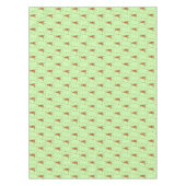 Niedliche Groundhog- und Tulip-Blume Gemustert Tischdecke (Vorderseite)