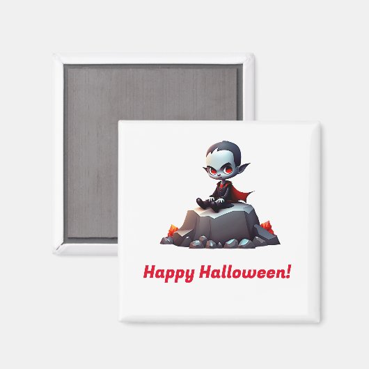 Niedliche Grumpe Vampire Magnet (Vorderseite/Rückseite)