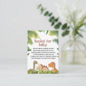 Niedliche Grünbücher für Dinosaurier auf Anfrage Begleitkarte (Stehend Vorderseite)