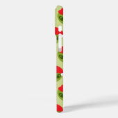 Niedliche grüne Alien in Weihnachtsmannmütze Muste Case-Mate iPhone Hülle (Rückseite / Links)