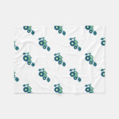 Niedliche grüne Backhofen Funny Grabgrab Boys Fleecedecke (Vorderseite (Horizontal))