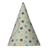 Niedliche Grüne Dinosaurier-Jungkindliche Geburtst Partyhütchen (Rechts)