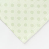 Niedliche grüne Eule Fleecedecke (Ecke)