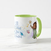 Niedliche grüne Fairy Alle Wünsche sind gegeben Tasse (VorderseiteRechts)