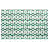 Niedliche grüne Katzenmuster Stoff (Yard (91,4 cm))