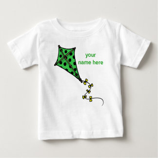 Niedliche grüne Kite Kleinkind Langschläfer Baby T-shirt