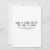 Niedliche grüne Schnecken - Regenbogen zurück in d Karte (Rückseite)