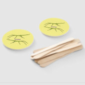 Niedliche grüne Stangen Insekten mit glücklichen G Fächer (Non-assembled)