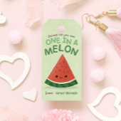 Niedliche Grüne Wassermelone Schule Geschenkanhänger