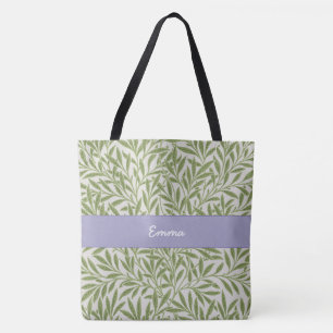 Niedliche Grüne Willow-Blätter Botanisch Tasche