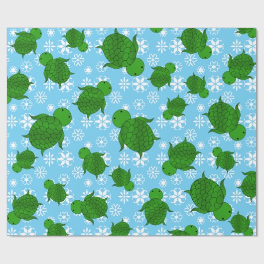 Niedliche grünes geschenkpapier (Flach)