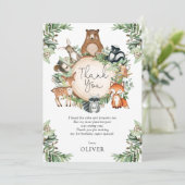 Niedliche Grünpflanzen Woodland Babys Dankeschön K (Stehend Vorderseite)