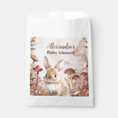 Niedliche Grünwaldtiere Woodland Babydusche Geschenktütchen (Vorderseite)