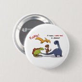 Niedliche Gruppe Dinosaurier Rawr bedeutet uns Button (Vorne & Hinten)