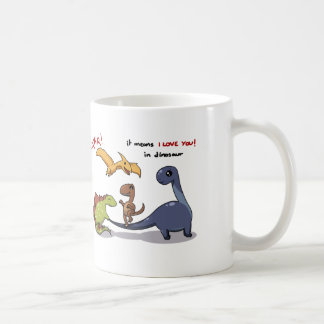 Niedliche Gruppe Dinosaurier Rawr bedeutet uns Kaffeetasse