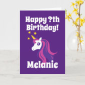 Niedliche Grußkarte für Mädchen Karte (Gelbe Blume)