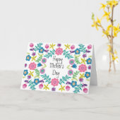 Niedliche Grußkarte für Mutter Muttertag Karte (Gelbe Blume)