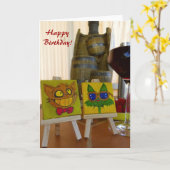 Niedliche Grußkarte! Karte (Gelbe Blume)