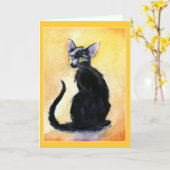 Niedliche Grußkarte Karte (Gelbe Blume)