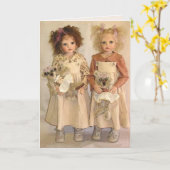 Niedliche Grußkarte Karte (Gelbe Blume)