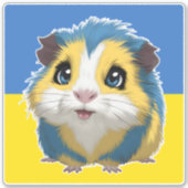 Niedliche Guinea Aufkleber (Vorderseite)