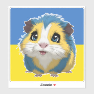 Niedliche Guinea Aufkleber