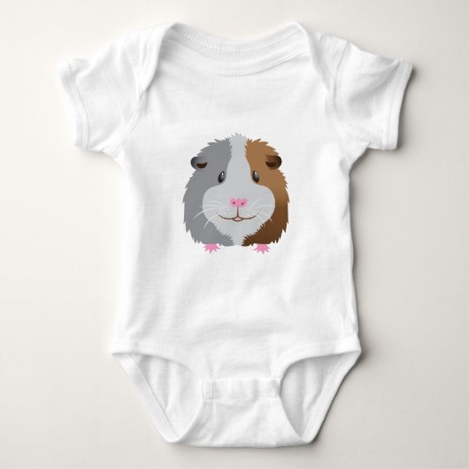 niedliche Guinea Baby Strampler (Vorderseite)