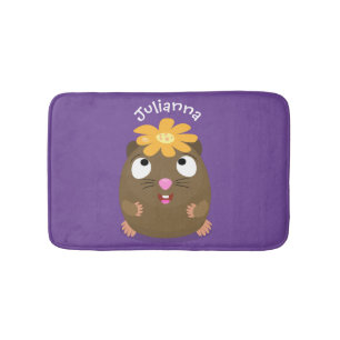 Niedliche Guinea Cartoon Badematte