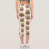 Niedliche Guinea Cartoon Capri Leggings (Rückseite)