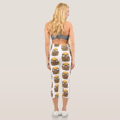 Niedliche Guinea Cartoon Capri Leggings (Rückseite)