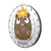 Niedliche Guinea Cartoon Dartscheibe (Vorderseite rechts)