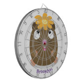 Niedliche Guinea Cartoon Dartscheibe (Vorderseite Links)