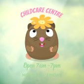 Niedliche Guinea Cartoon Fensteraufkleber (Blatt 3)