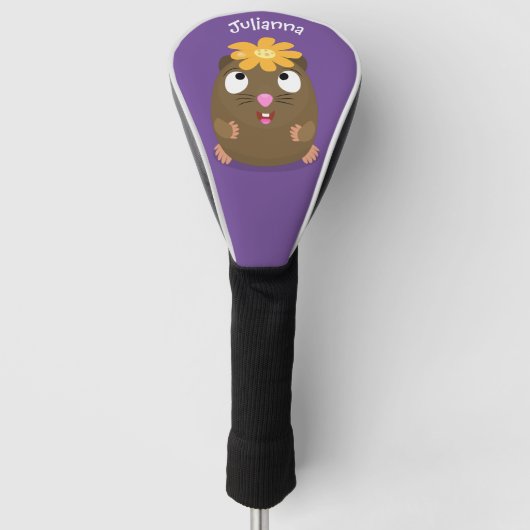 Niedliche Guinea Cartoon Golf Headcover (Vorderseite)