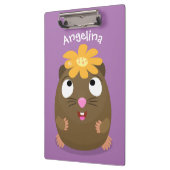 Niedliche Guinea Cartoon Klemmbrett (Links)