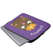 Niedliche Guinea Cartoon Laptopschutzhülle (Vorne Knopf)
