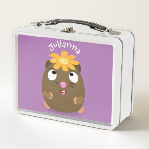 Niedliche Guinea Cartoon Metall Brotdose