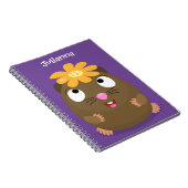 Niedliche Guinea Cartoon Notizblock (Rechte Seite)