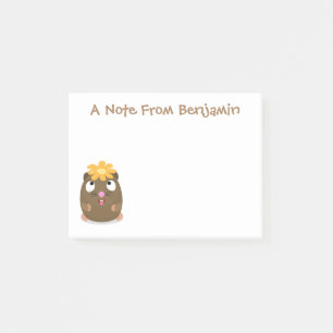 Niedliche Guinea Cartoon Post-it Klebezettel